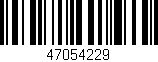 Código de barras (EAN, GTIN, SKU, ISBN): '47054229'