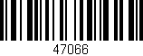 Código de barras (EAN, GTIN, SKU, ISBN): '47066'