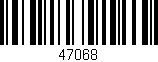 Código de barras (EAN, GTIN, SKU, ISBN): '47068'