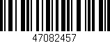 Código de barras (EAN, GTIN, SKU, ISBN): '47082457'