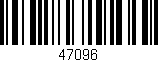 Código de barras (EAN, GTIN, SKU, ISBN): '47096'