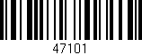 Código de barras (EAN, GTIN, SKU, ISBN): '47101'