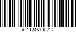 Código de barras (EAN, GTIN, SKU, ISBN): '4711245100214'