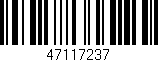 Código de barras (EAN, GTIN, SKU, ISBN): '47117237'