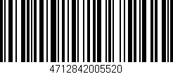 Código de barras (EAN, GTIN, SKU, ISBN): '4712842005520'