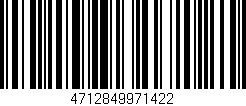 Código de barras (EAN, GTIN, SKU, ISBN): '4712849971422'