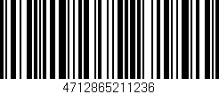 Código de barras (EAN, GTIN, SKU, ISBN): '4712865211236'
