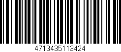 Código de barras (EAN, GTIN, SKU, ISBN): '4713435113424'