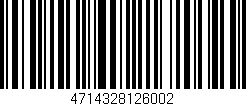 Código de barras (EAN, GTIN, SKU, ISBN): '4714328126002'