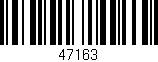 Código de barras (EAN, GTIN, SKU, ISBN): '47163'