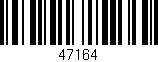 Código de barras (EAN, GTIN, SKU, ISBN): '47164'