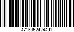 Código de barras (EAN, GTIN, SKU, ISBN): '4716852424401'