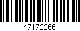Código de barras (EAN, GTIN, SKU, ISBN): '47172266'