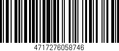 Código de barras (EAN, GTIN, SKU, ISBN): '4717276058746'