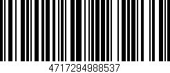 Código de barras (EAN, GTIN, SKU, ISBN): '4717294988537'
