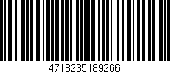 Código de barras (EAN, GTIN, SKU, ISBN): '4718235189266'