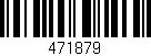 Código de barras (EAN, GTIN, SKU, ISBN): '471879'