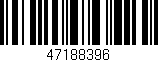 Código de barras (EAN, GTIN, SKU, ISBN): '47188396'