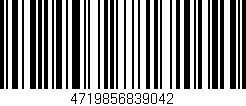 Código de barras (EAN, GTIN, SKU, ISBN): '4719856839042'