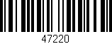 Código de barras (EAN, GTIN, SKU, ISBN): '47220'