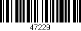 Código de barras (EAN, GTIN, SKU, ISBN): '47229'