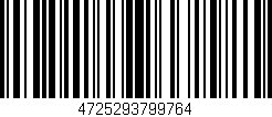 Código de barras (EAN, GTIN, SKU, ISBN): '4725293799764'