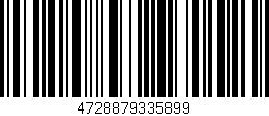 Código de barras (EAN, GTIN, SKU, ISBN): '4728879335899'