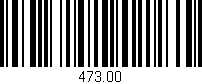 Código de barras (EAN, GTIN, SKU, ISBN): '473.00'