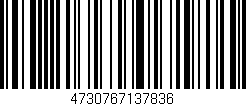 Código de barras (EAN, GTIN, SKU, ISBN): '4730767137836'
