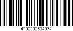 Código de barras (EAN, GTIN, SKU, ISBN): '4732392604974'