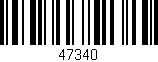 Código de barras (EAN, GTIN, SKU, ISBN): '47340'