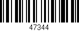 Código de barras (EAN, GTIN, SKU, ISBN): '47344'