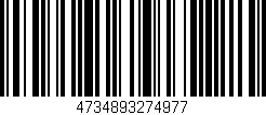 Código de barras (EAN, GTIN, SKU, ISBN): '4734893274977'