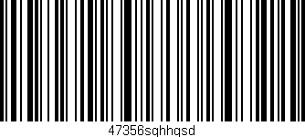 Código de barras (EAN, GTIN, SKU, ISBN): '47356sghhgsd'