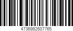Código de barras (EAN, GTIN, SKU, ISBN): '4736982607765'