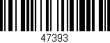 Código de barras (EAN, GTIN, SKU, ISBN): '47393'