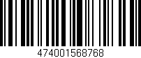 Código de barras (EAN, GTIN, SKU, ISBN): '474001568768'