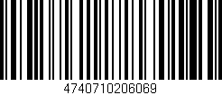 Código de barras (EAN, GTIN, SKU, ISBN): '4740710206069'