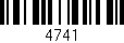 Código de barras (EAN, GTIN, SKU, ISBN): '4741'