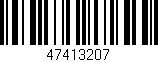 Código de barras (EAN, GTIN, SKU, ISBN): '47413207'