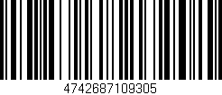 Código de barras (EAN, GTIN, SKU, ISBN): '4742687109305'