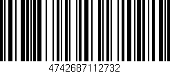 Código de barras (EAN, GTIN, SKU, ISBN): '4742687112732'