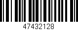 Código de barras (EAN, GTIN, SKU, ISBN): '47432128'