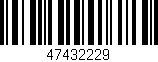 Código de barras (EAN, GTIN, SKU, ISBN): '47432229'