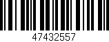 Código de barras (EAN, GTIN, SKU, ISBN): '47432557'