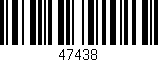 Código de barras (EAN, GTIN, SKU, ISBN): '47438'
