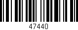 Código de barras (EAN, GTIN, SKU, ISBN): '47440'