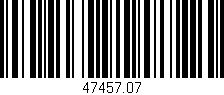 Código de barras (EAN, GTIN, SKU, ISBN): '47457.07'