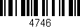 Código de barras (EAN, GTIN, SKU, ISBN): '4746'