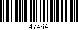 Código de barras (EAN, GTIN, SKU, ISBN): '47464'